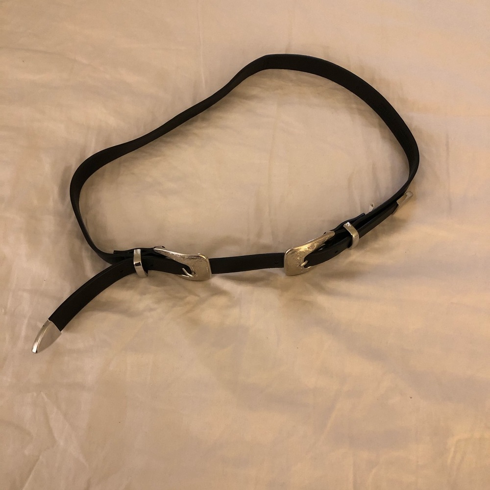 Double buckle belt